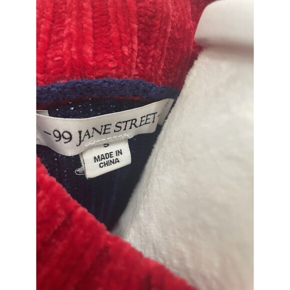 99‎ Jane Street Scottie Dog Holiday Christmas Sweater Women’s Size SMALL Jeweled - Picture 3 of 5